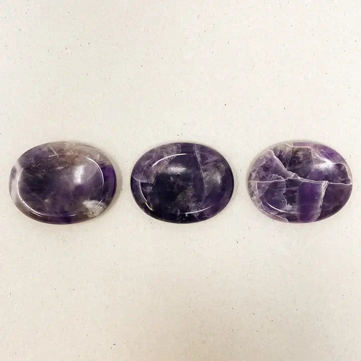 Natural Amethyst Worry Stones