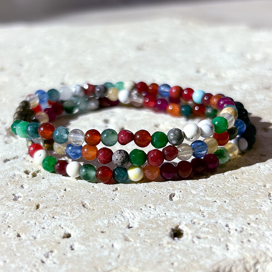 Colorful Mermaid Diffuser Wrap Bracelet