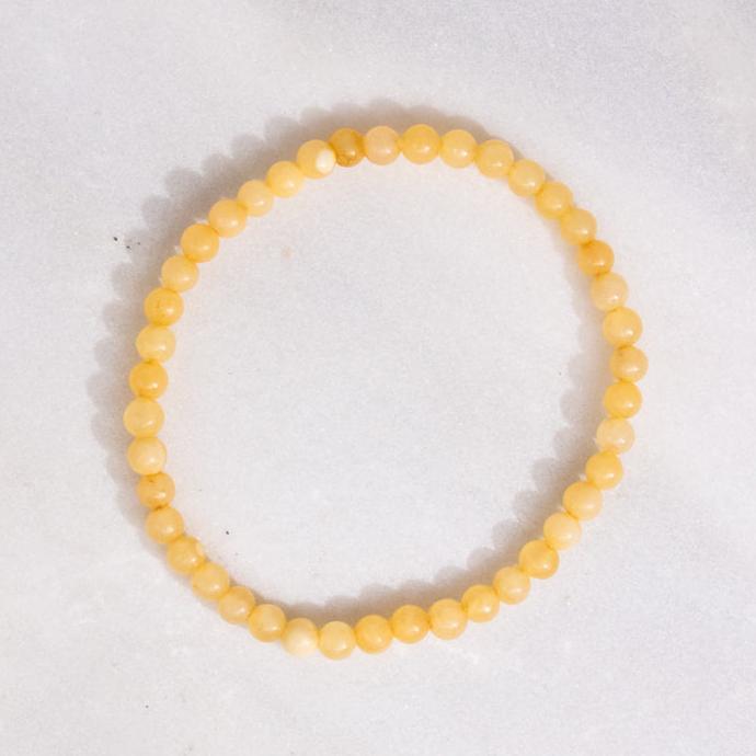 Orange Calcite Gemstone Bracelet