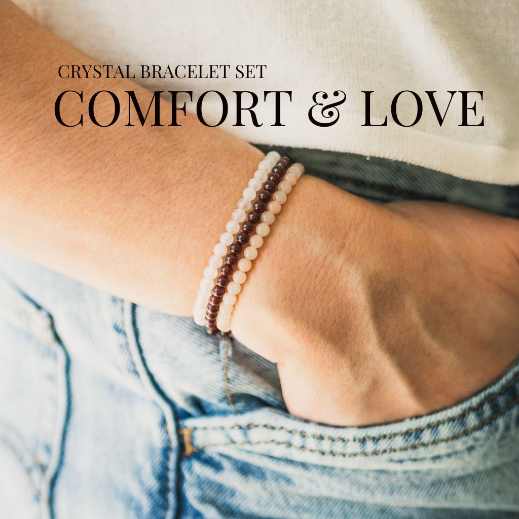 Comfort & Love Gemstone Bracelet Stack